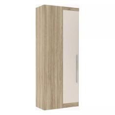 Guarda Roupa Canto Reto Modulado 1 Maleiro 2 Cabideiros 90cm Master Lu