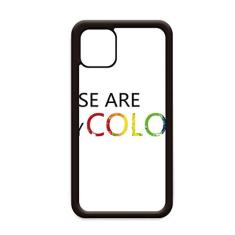 Capa LGBT Rainbow Flag These are My Colors para iPhone 11 Pro Max para Apple Mobile Case