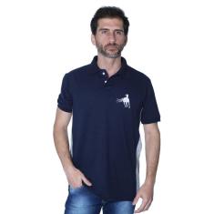 Camisa Polo Hipica Polo Club Recorte Lateral Exclusivo-Masculino