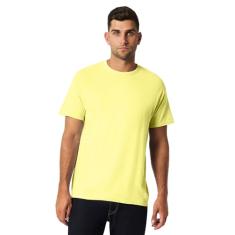 Gildan Camiseta masculina de jérsei confortável com gola reforçada