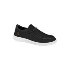 Tênis Feminino Tecido Moleca 5763.101 - PRETO - 34-Feminino