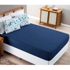 Lençol Casal Super King 3 Peças C/ Elástico Grande Quality - Bia Enxov