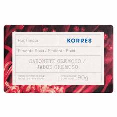 Sabonete em Barra Korres  Pimenta Rosa, 90g