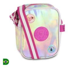 Bolsa Transversal Shoulderbag Oficial Luluca Holográfico - oem
