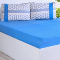 Jogo De Cama Queen Malha 100% Algodão Bella Cama