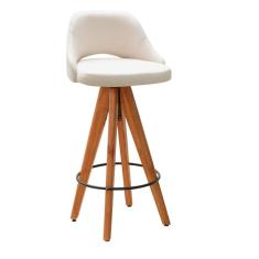 Banqueta Estofada Giratória Nicole Nude