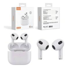 Fone De Ouvido Bluetooth Sem Fio Kaidi Kd789 Branco Tws 5.3