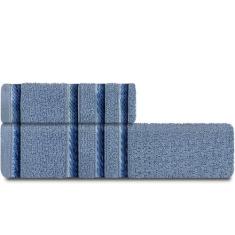 Jogo de Toalhas 2 Peças Banhão e Rosto Algodão Appel Classic, AZUL INF