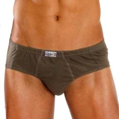 Kit c/ 3 Cueca Slip Algodão Conforto Lisa Doka, P