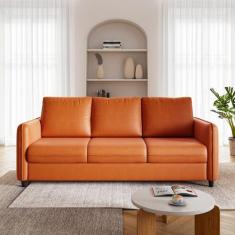 Sofá 3 Lugares em Veludo Orquídea CabeCasa MadeiraOriginals - CabeCasa