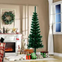 Arvore de Natal Slim Fina 180cm Pinheiro Verde 320 Galhos - Klizz, Ver