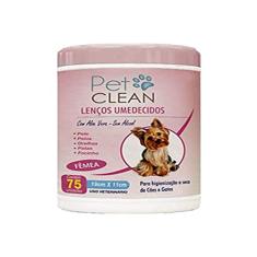 Lenços Umedecidos Para Pets Pet Clean Fêmea