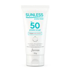 Protetor Solar Facial Sunless Gel Translúcido Fps 50 35G