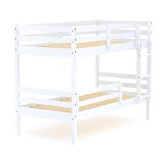 Beliche Solteiro Dreams com Grade de Proteção Madeira Maciça Branco Megamobilia