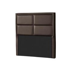 Cabeceira Cama Box Estofada Solteiro New York Courano Marrom - Probel