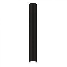 Plafon Viena Tubo 60cm Conti Ilumina  o Preto Fosco