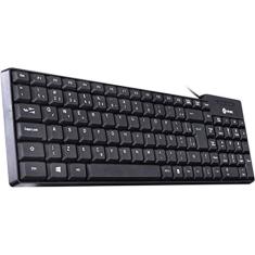 TECLADO COMPACTO USB DYNAMIC ABNT2 1.8M PRETO - DT150 - VINIK