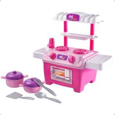 Cozinha Infantil Mini Cooker Panelas Colher Brinquedo  Bs Toys Fogão