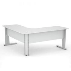 Mesa Estação de Trabalho em L ETP1515 Maxxi Pandin Móveis Cinza