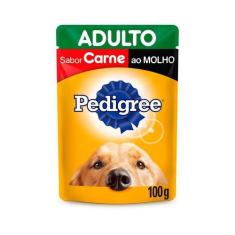Ração Úmida Pedigree Sachê Carne ao Molho para Cães Adultos 100 g