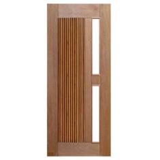 Porta de Madeira Maciça Barcelona Para Vidro Casmavi de Cedro Arana - 