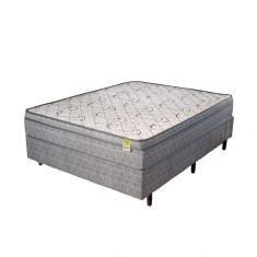 Cama Box Casal Com Colchão De Espuma D45 Dreemy Mega 138x188x63cm ApoloSpuma