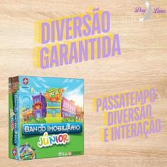 Jogo de Mesa Banco Imobiliário Júnior Estrela Original