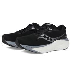 Saucony Tênis masculino Triumph 22, Preto/branco, 41