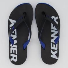 Chinelo Kenner RED Preto e Azul-Masculino