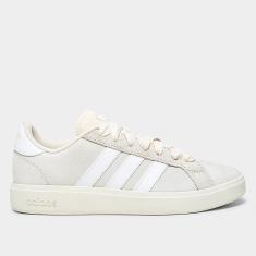 Tênis Adidas Grand Court Base Suede Feminino-Feminino
