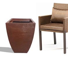 Vaso Planta 60x40 Moderno Trapézio Polietileno