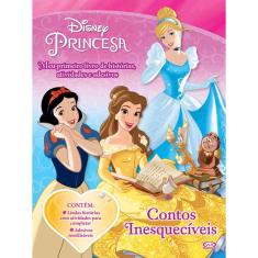Livro - Contos Inesquecíveis: Meu Primeiro Livro de Histórias, Atividades e Adesivos (Princesas)