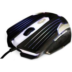 C3 Tech Mouse otico USB Gamer Mg-11bsi Preto/Prata