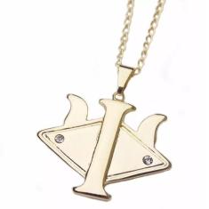 Colar Cordão Recursos Humanos RH Folheado A Ouro 18k