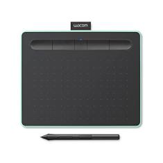 Mesa Digitalizadora Wacom Bluetooth Pequena Intuos Criativa - CTL4100WLE0, Verde e Preta, Pequeno