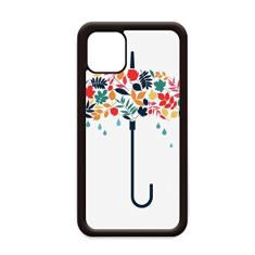 Capa de celular Leaves Umbrella Drip Rain Weather para iPhone 11 Pro Max