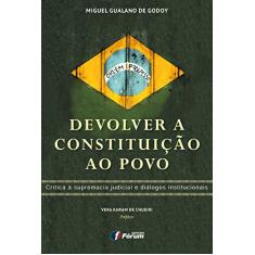 Devolver a Constituição ao povo