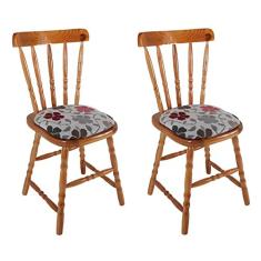 Conjunto 2 Cadeiras Dalas Estofada Mel T52