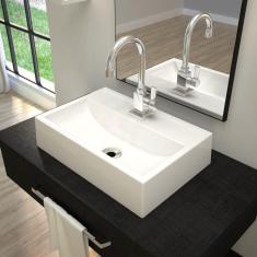 Kit Cuba Q45 com Torneira Luxo 1195 e Válvula 1 Pol. Compace Branca