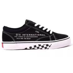 Tênis Qix Dt Vulcan Masculino Preto Branco