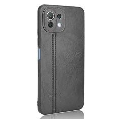 Capa adequada para Xiaomi Mi 11 Lite 4G couro estilo celular capa robusta proteção 360° capa de proteção de cor retrô para Xiaomi Mi 11 Lite 4G