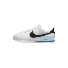 NIKE Cortez, tênis masculino, Branco preto luz foto azul vela, 37