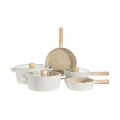 Jogo de Panelas Fika Indução 5 Peças - Neoflam, Pérola, 5