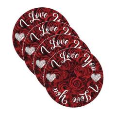 Sousplat I Love You - NSW, 4 Peças, Sem base