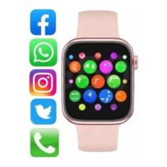 Relógio Smartwatch F35 Feminino Faz Ligações Troca Pulseira - SHOPPING