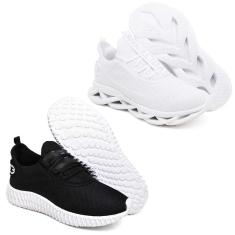 Tênis Feminino Running Esporte Confortável Kit 2 Pares-Feminino