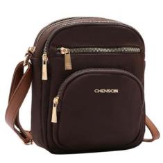 Bolsa Chenson Feminina Nylon Microfibra Transversal 3184588-Feminino