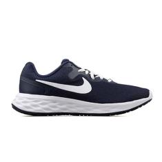 NIKE Tênis masculino Revolution 6, Midnight azul-marinho obsidiana cinza ardósia branca, 41 BR