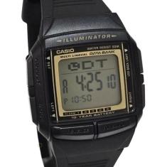 Relógio Casio Digital Vintage Data Bank Masculino DB-36-9AVDF
