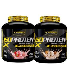 Kit 2x Whey Protein Blend Complex Iso  2Kg - XPRO-Unissex